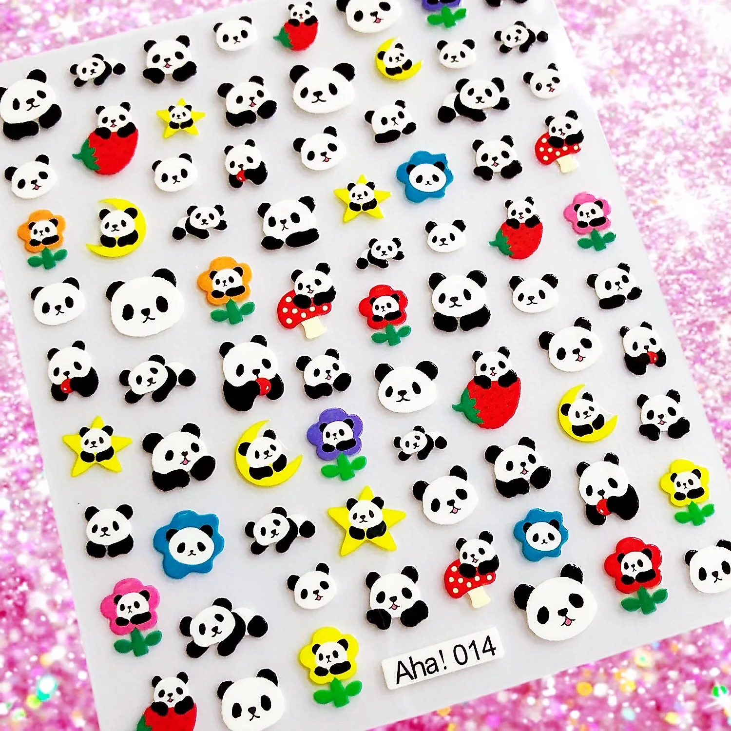 

1sheet Nail sticker Animal Design Cartoon Nail Art Manicure Back Glue Decal Decorations Nail Sticker For Nails Tips Beauty HL217