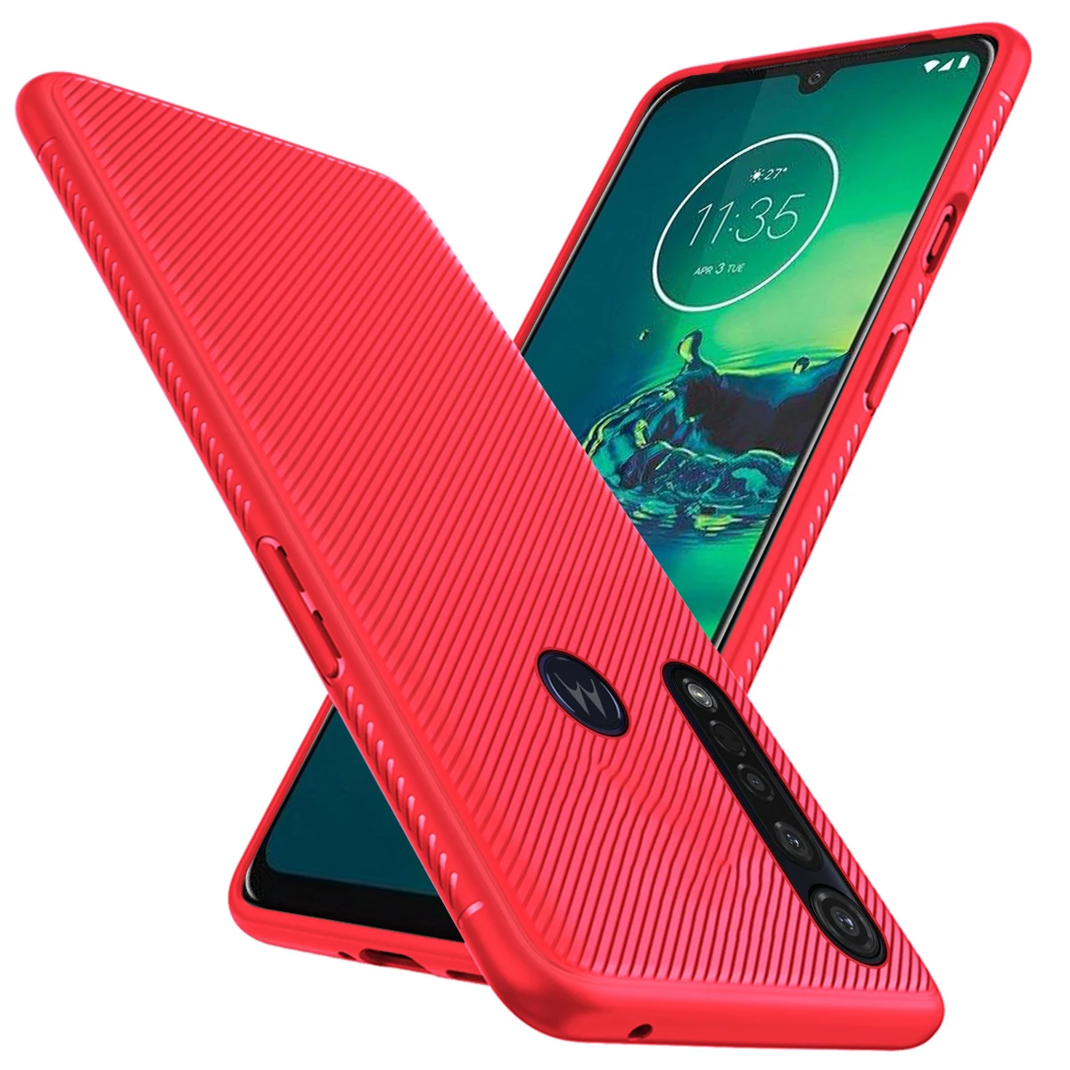 Для Motorola Moto G8 Plus Чехол Мягкий ТПУ бампер матовый Силиконовый устойчивый к царапинам чехол для Motorola Moto G8 Play противоударный чехол