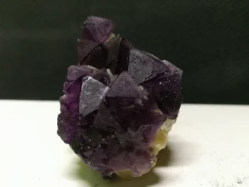 

54.2gNatural purple fluorite mineral specimen, quartz crystal, furniture ornament