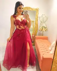 Платье для выпускного вечера es Vestidos de gala Vestido Formatura красное платье для выпускного вечера 2019 длинное