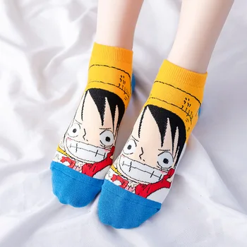

Leisure Motion Straight Short Sock Chaussettes Cartoon Anime Breathable Comfortable Women Short Sock