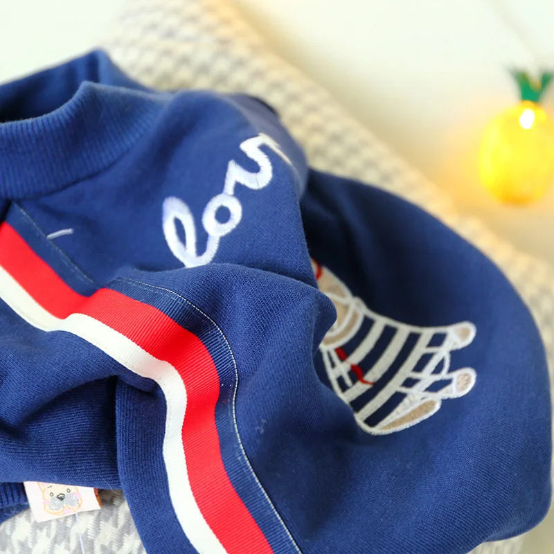 织带绣狗狗圆领衫-法斗款15