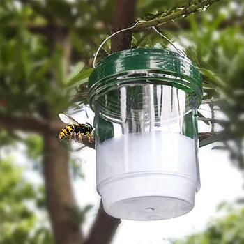 

2 Pcs Solar Outdoor Wasp Hanging Fly Trap Catcher Beekeeping Catcher Cage Equipment Tools for Control Garden