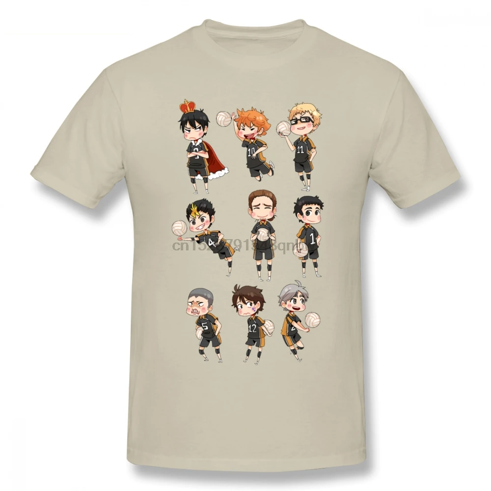2018 Лидер продаж футболка с аниме Tsukishima Kei Haikyuu футболки для пары мужчин хлопковые