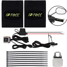 Мотоцикл 12 В руль с подогревом Грипсы грелка с монтажными комплектами и температурным регулировочным переключателем для ATV скутера