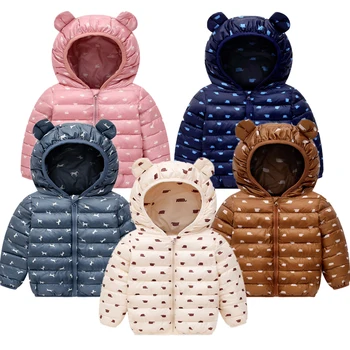 

New Baby Snowsuit Snow Wear Winter Cotton Jacket Winter Baby Kids Clothes Hooded Infant Parka Winter For Baby Winter Clothes