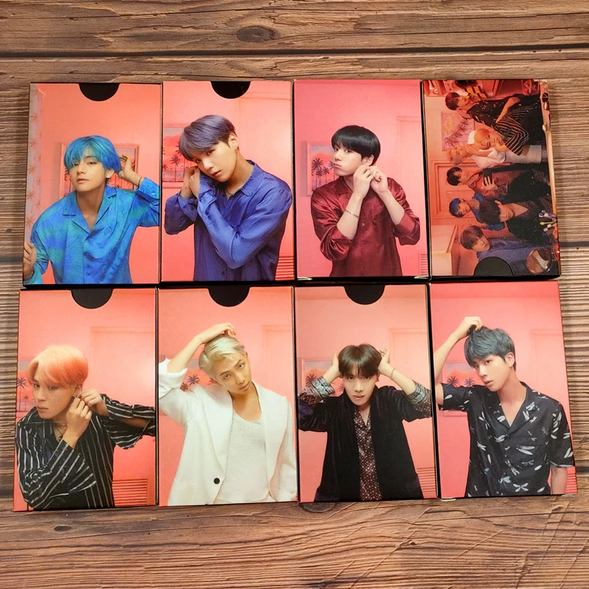 

Lomo Card Kpop Bangtan Boys Album Map Of The Soul Persona Self Made Paper Photo Cards Poster Photocard Jungkook V Suga