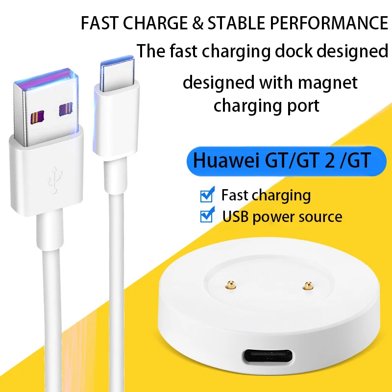 Зарядное устройство для смарт часов Huawei Watch GT GT2e GT2 портативная док станция 42 46 мм