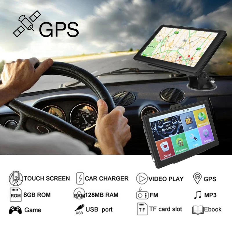 8 ГБ грузовик навигатор gps навигатор игры плеер Премиум автомобиль gps навигация для автомобиля