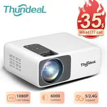 

ThundeaL Full HD Projector 1080P 2K 4K Video LED 3D Portable Projector TD93Pro Mini WiFi Android Home Theater TD93 Pro Beamer