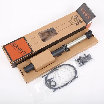 

Wire Remote Control Liftable Seatpost 125mm Mountain Downhill DH FR AM XC Air Pressure Adjustment 30.9/31.6/34.9mm Seat Tube