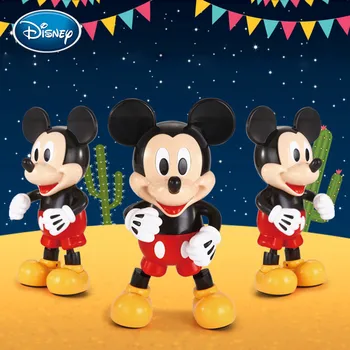 

Disney Toys Mickey Swinging Dancing Robot Mickey Children's Puzzle Baby Electric Light Dancing Doll Toys Children's Toys Gift