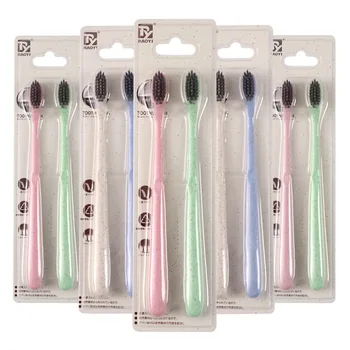 

Deep Clean Soft Adults Toothbrush Oral Dental Care Brush No Stimulation Comfortable Bristles Easy Handle Anti-skidding