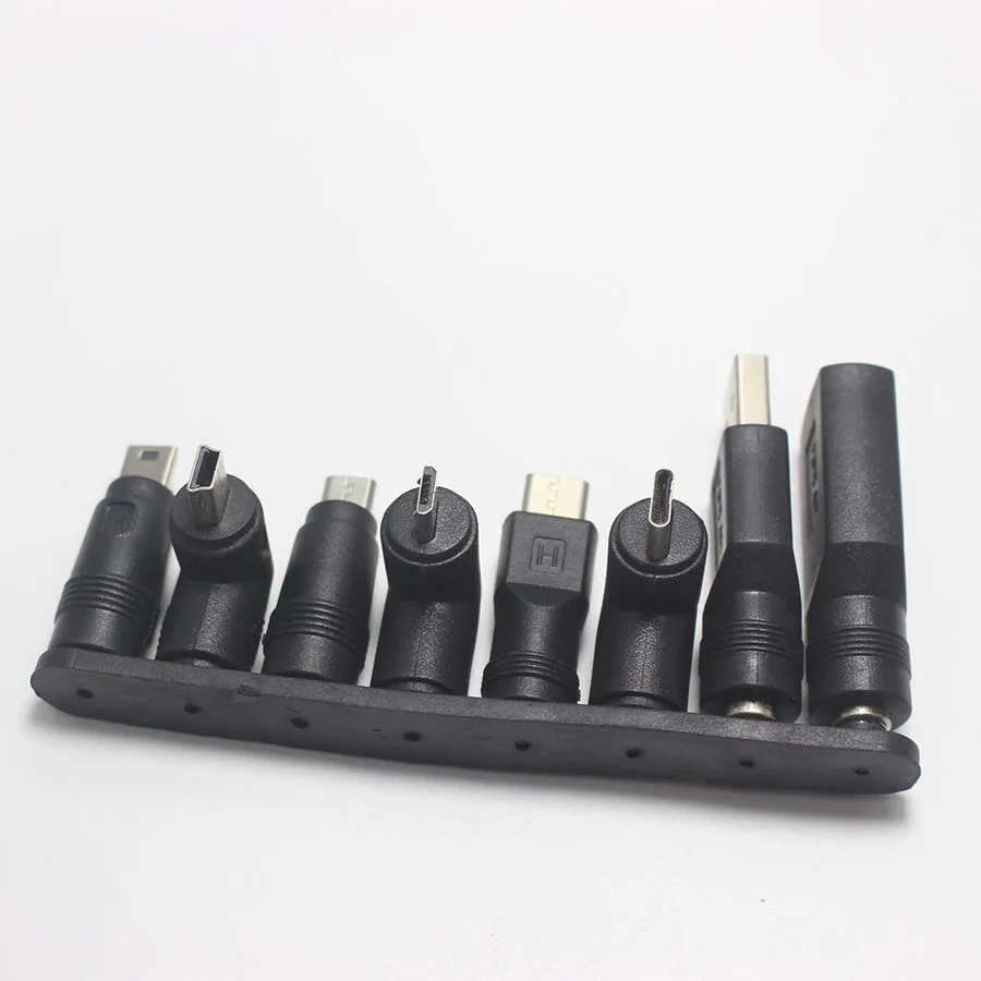 1 комплект обычно используемый USB набор 5,5*2,1 мм гнездо для мини/микро/Тип C/USB 2,0 штекер DC разъем питания адаптер
