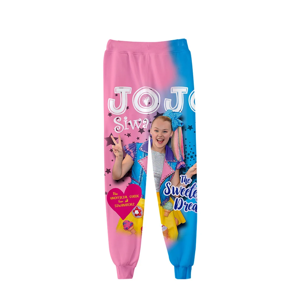 Новинка JOJO SIWA 3D спортивные штаны с принтом, штаны для бега для мужчин/женщин, модная уличная одежда, длинные штаны,, повседневные трендовые штаны в стиле хип-хоп
