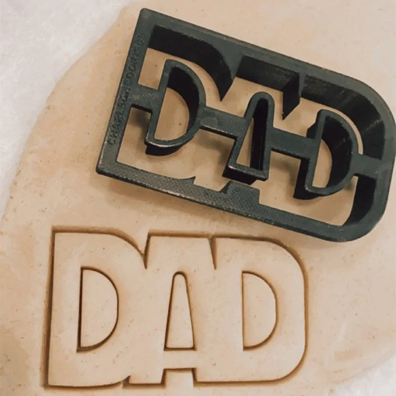 

Dad Father's Day Happy Biscuit Seal 3D Custom Baking Tool