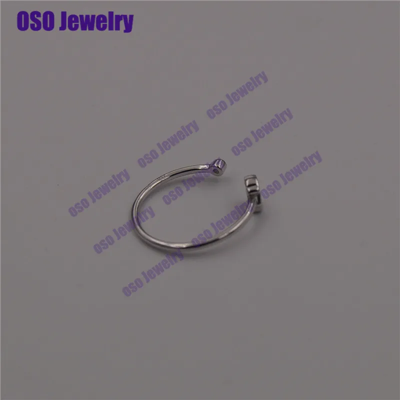 Plata de ley 925 Твердое серебряное 925 Кольцо для женщин anillos plata 925 para mujer - Цвет камня: 610405050