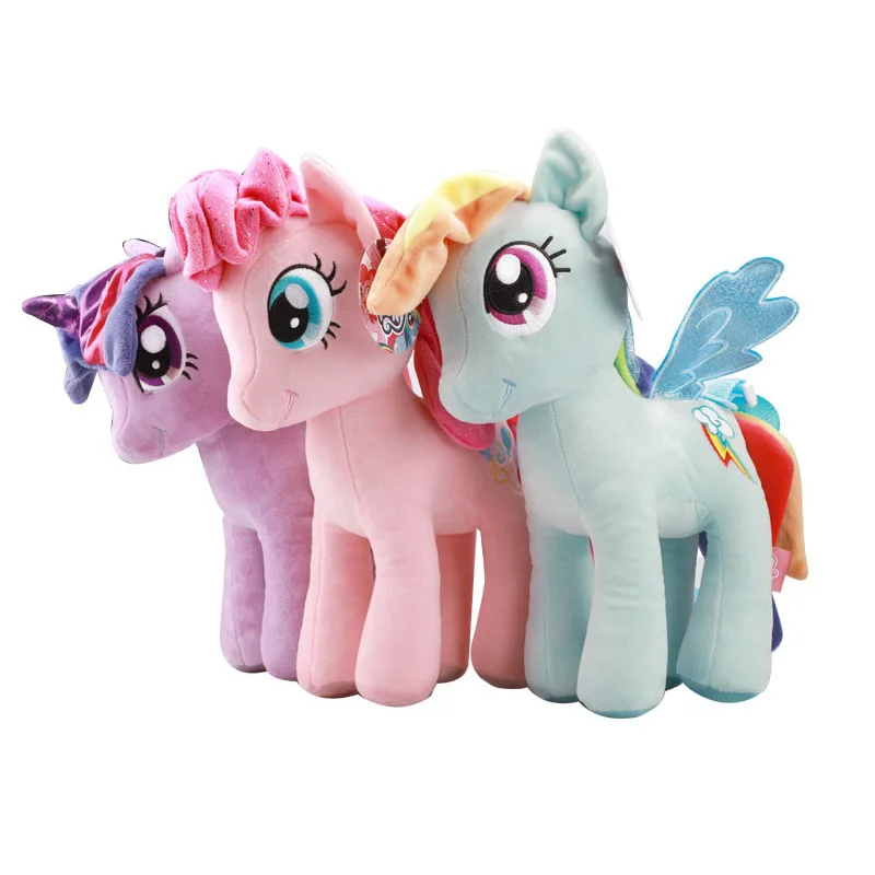 My Little Pony милая плюшевая игрушка, Успокаивающая кукла, детские подарки на день рождения для девочек, милая Наклонная Сумка на плечо, игрушки для детей, единороги