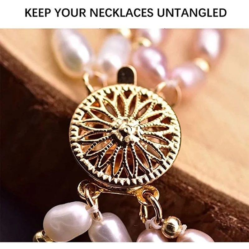 Multi Strand Copper Necklace Slide Lock Clasp Single Double Triple Connection Buckles Multi-layer Bracelet Connectors | Украшения и