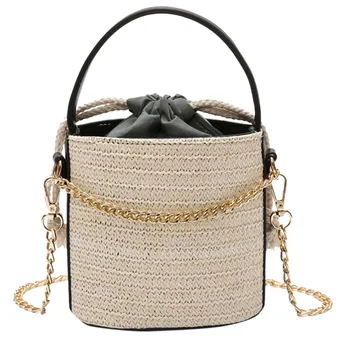 

Luxury Handbags Women New Style Women's Chain Crossbody Bohemia Crossbody Knit Tote 2019 New Retro