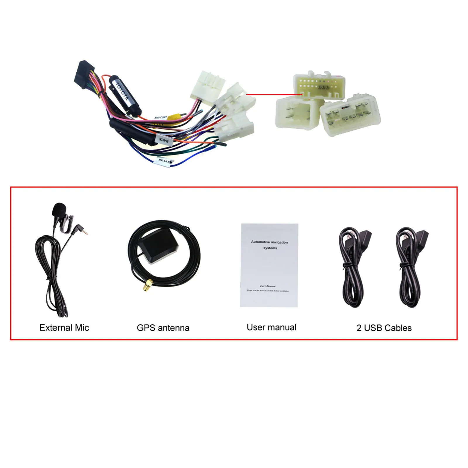 Discount 8 Inch Android 8.1 Intel Octa 8 Core 2G+32G ROM TDA 7851 Car Radio Player GPS Navigation for Toyota Head Unit Wifi Mirror Link 5