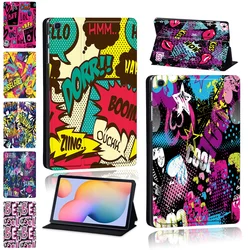 Capa para samsung galaxy tab s6 lite/tab s7/s6/s4/s5e (t720/t725) capa protetora + stylus livre