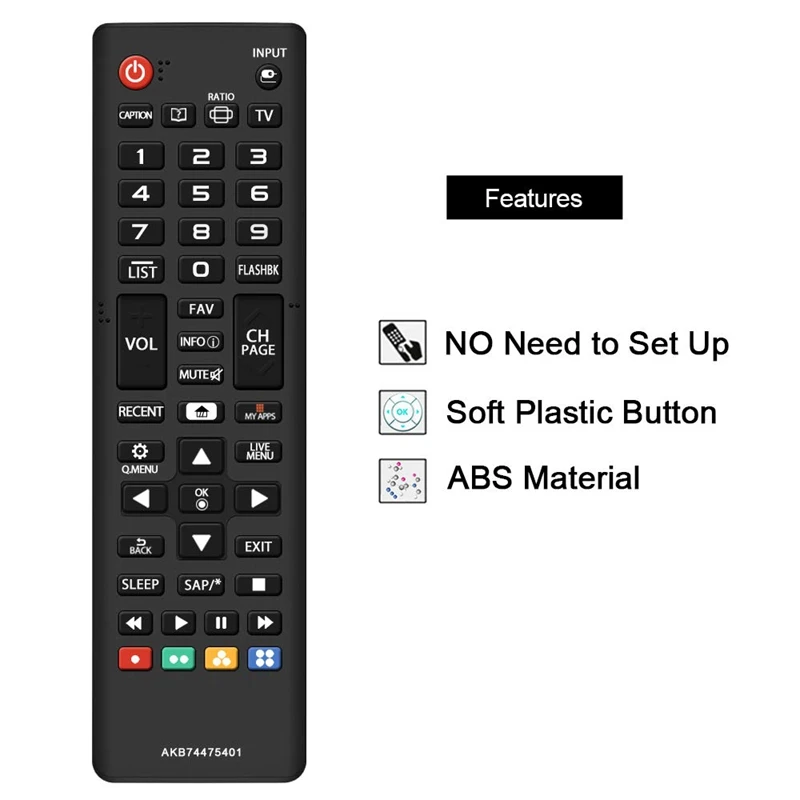Новая Замена для Lg Tv пульт дистанционного управления Akb73975701 Akb75055701 Akb73975702 Akb74475401 Akb73975701 Agf76631042