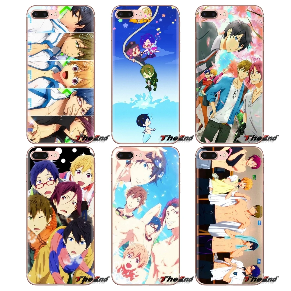 Плавательный клуб Iwatobi rei ryugazaki чехлы из ТПУ для iPhone XS Max XR X 4 4S 5 5S 5C SE 6 6S 7 8 плюс samsung