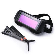 

Auto Darkening Welding Helmets Eyeglasses Light Change Goggles Safety Anti- Eyes Shied Goggle Glasses With Elastic Strap Shields