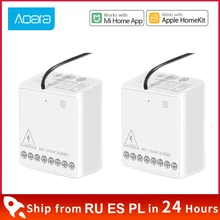 Xiaomi Aqara two-way Control Module Wireless Relay Switch Controller Smart Timer 2 Channels Work For Mijia Mi home Homekit APP