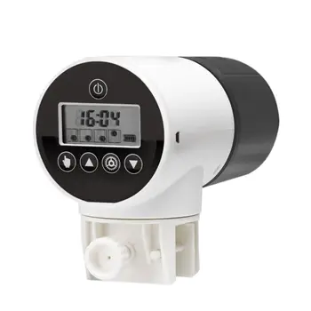 

Automatic Fish Feeder Vacation Weekend Electric Auto Food Dispender Super Mute Smart Timing Rotatable Base for Aquarium