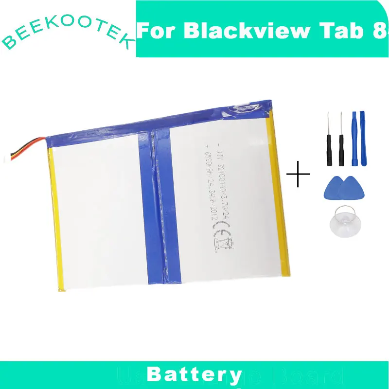 

Новый оригинальный аккумулятор Blackview Tab 8, высококачественный аккумулятор большой емкости 6580 мАч для планшета Blackview Tab 8, ПК, телефона