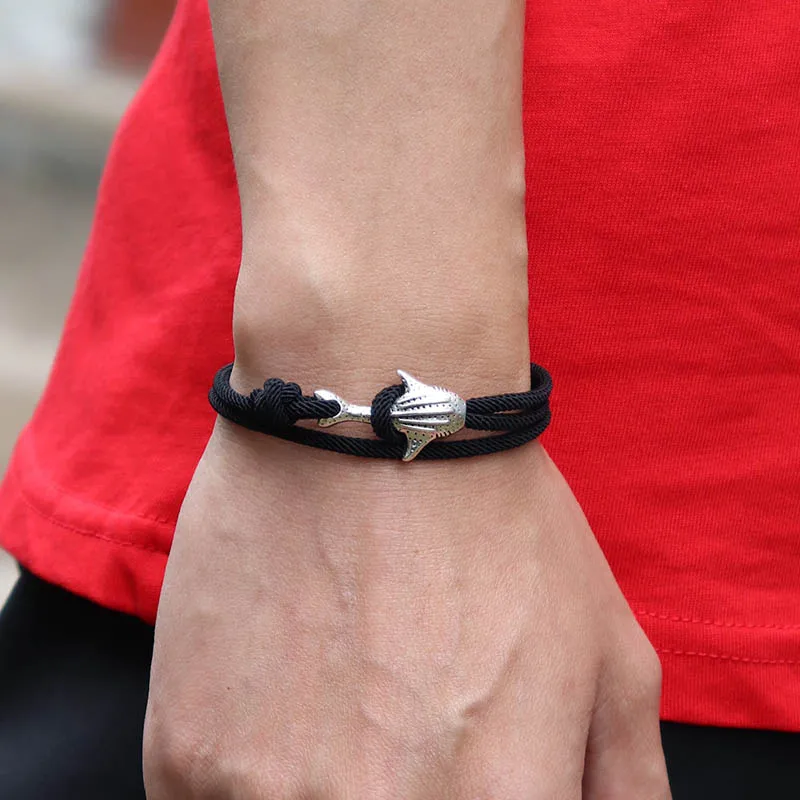 Marine Animal Whale Shark Milan Rope Bracelet