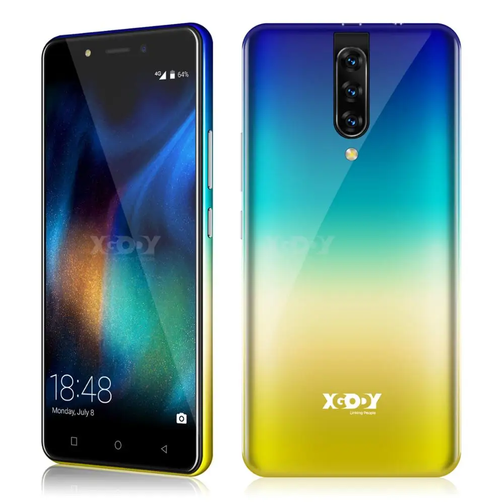 XGODY K20 смартфон с 5 дюймовым дисплеем четырёхъядерным процессором MTK6737 ОЗУ 2 Гб ПЗУ