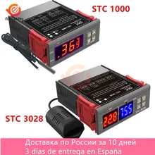 Stc 1000 stc 3028 controlador de temperatura digital STC-1000 STC-3028 termorregulador aquecimento refrigeração dc 12v ac 110v 220v