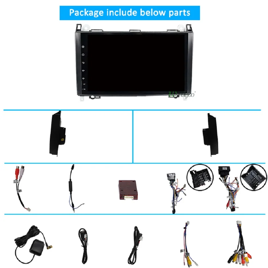 Android 9.0 DSP IPS GPS Radio For Mercedes Benz Sprinter B200 B-class W245 B170 W209 W169 Viano Crafter A180 A160 W906 no DVD