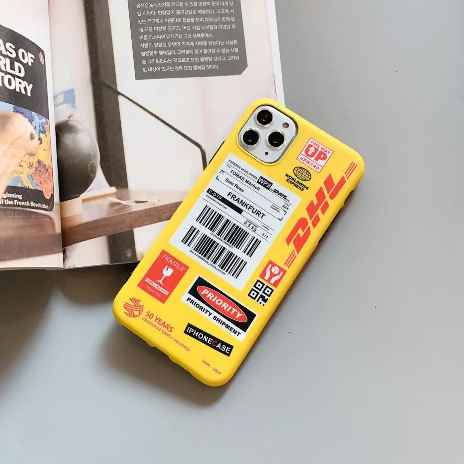 Модный мягкий чехол Dhl Для Iphone 11 Pro X Xs Max Xr 8 7 6 6s Plus, силиконовый чехол для телефона, Роскошный чехол для 50-летия Dhl, чехол s - Color: 1
