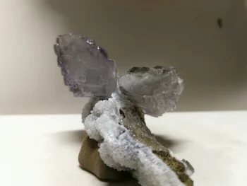 

72.1gNatural fluorite mineral crystal, crystal cluster quartz mineral specimen, quartz crystal.