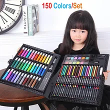 150 шт. детский цветной карандаш-маркер для рисования, карандаш для рисования, кисть для рисования, набор инструментов для рисования, школьные принадлежности для детского сада