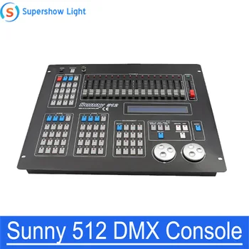 

Factory Direct Supply Stage Light Console sunny 512 dmx controller for Stage Party DJ Lighting Dj Equipment Controller
