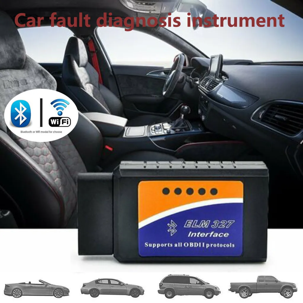 Мини Elm327 Wi Fi OBD2 V1.5 2 Автомобильный диагностический инструмент сканер адаптер Авто