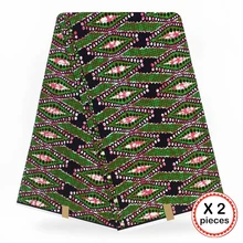 Анкара африканская ткань 12 ярдов Хлопок Нигерия стиль шитье Африканский Воск Печать Ткань Гана для свадебная одежда платье 91803