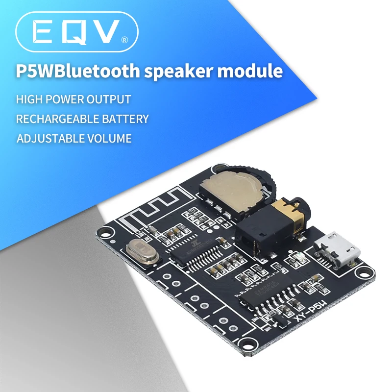Новый 5 Вт + PAM8406 Bluetooth 0 DC3.7-5V стерео модуль усилителя мощности звука XY-P5W для Arduino diy