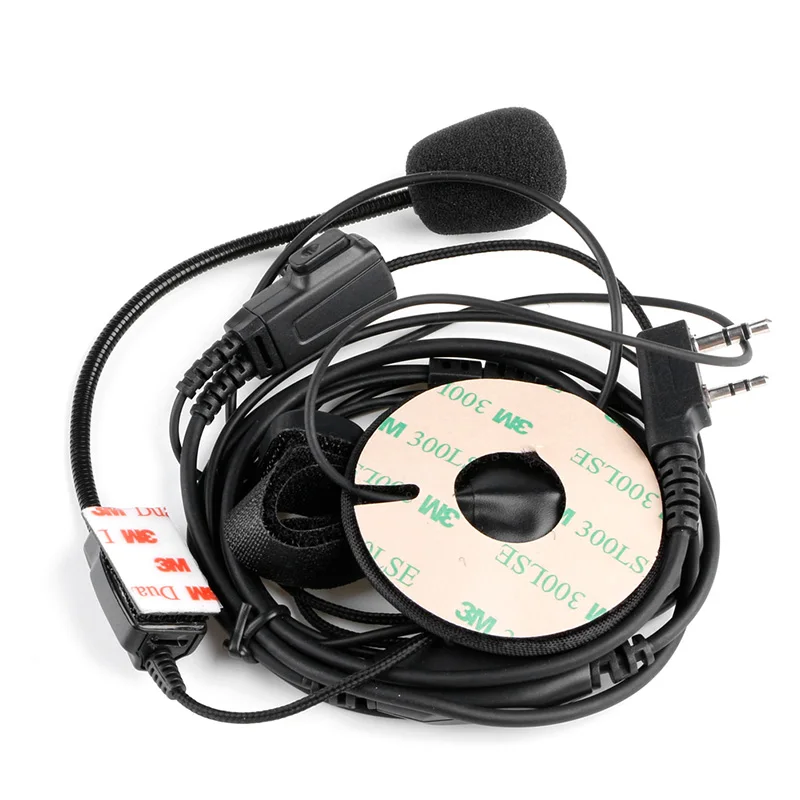 2Pin Шлем Мотоцикл Гонки двухстороннее радио гарнитура микрофон для Kenwood Baofeng