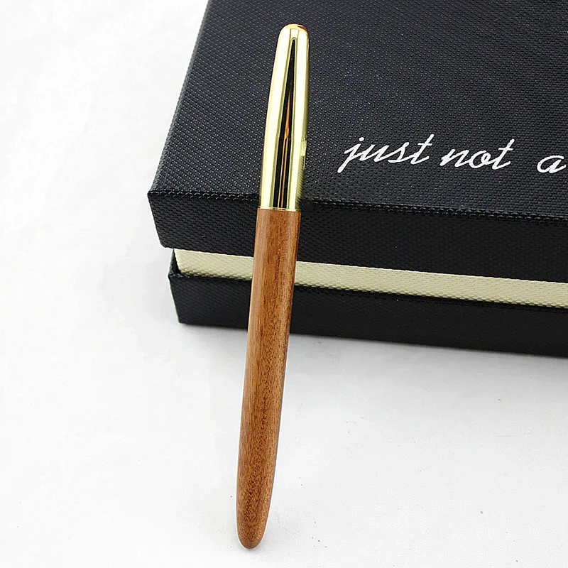 Высококачественная роскошная деревянная перьевая ручка, чернильная ручка, перо 0,5 мм, caneta tinteiro, Офисная ручка Stylo plume Penna stilografica