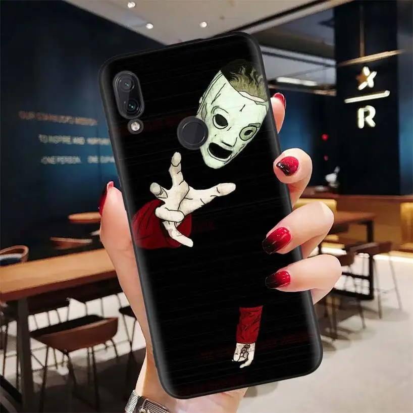 Slipknot Clown Corey Taylor Black Case for Xiaomi Redmi Note 8 7 7S 7A 6 S2 4