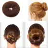 1/3PC Plate Hair Donut Hair Bun Maker Roller DIY Magic Elastic Foam Sponge Hair Styling Tools Princess Hair Accessories S/M/L 4