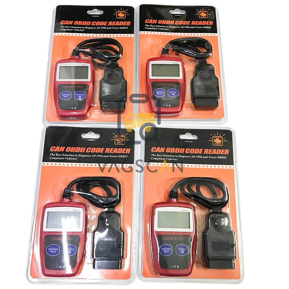 Считыватель кодов автомобиля MS309 CAN BUS OBD2 диагностический инструмент EOBD OBD II MS 309