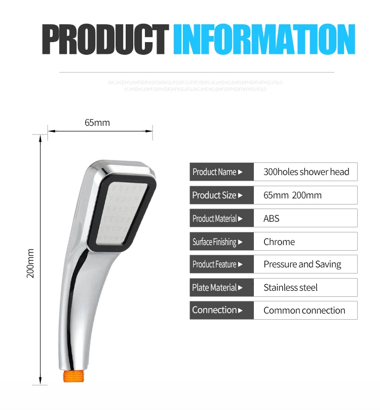 Zhang Ji, новая Толстая душевая головка высокого давления, 300 отверстий, хромированная квадратная насадка для душа с защитой от дождя и воды+ 1 шт, бесплатный шар для ванны