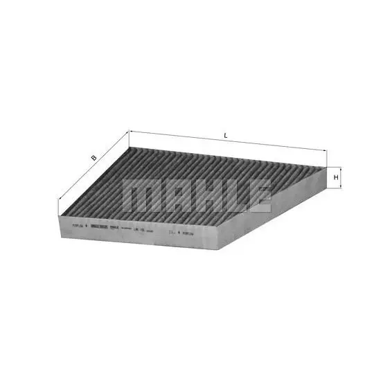 Фильтр салона с конд. угольный\ MB W211 all 02 MAHLE KNECHT LAK1